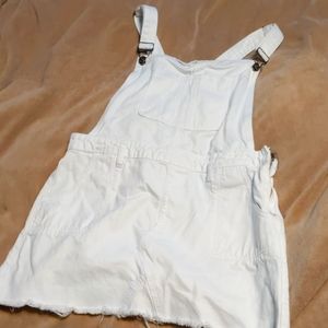 White KanCan overalls